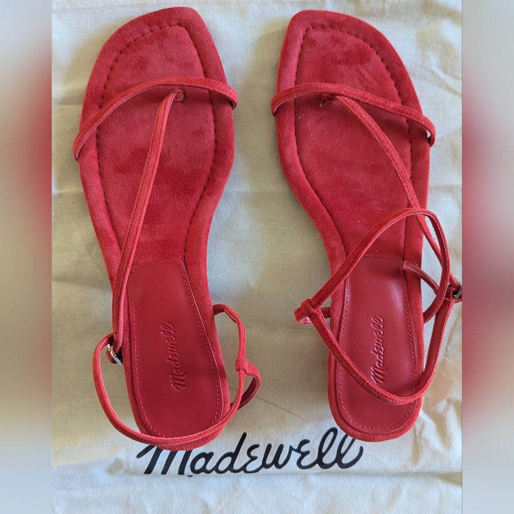 Madewell Strappy Suede Sandals